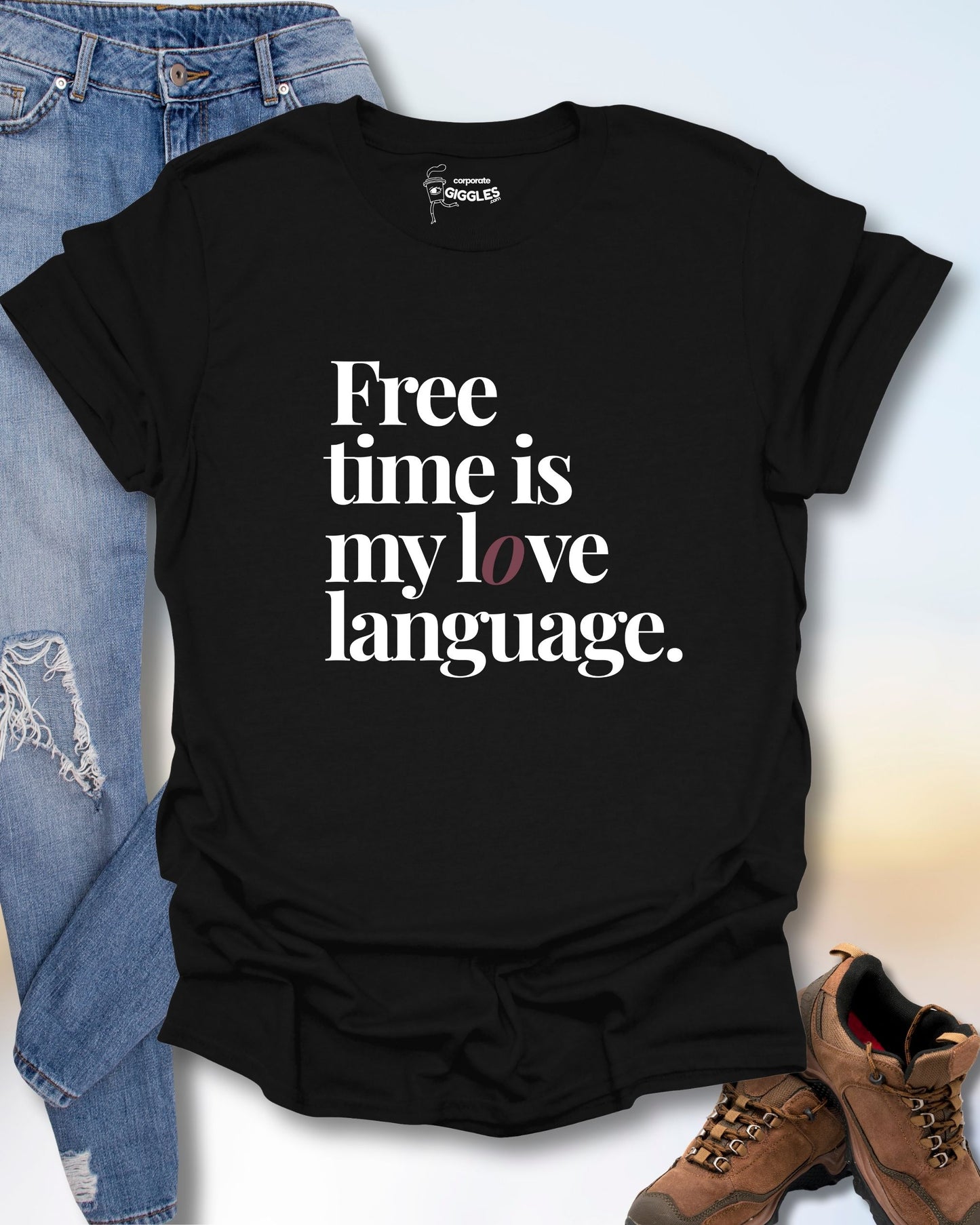 Free Time Is My Love Language T-Shirt