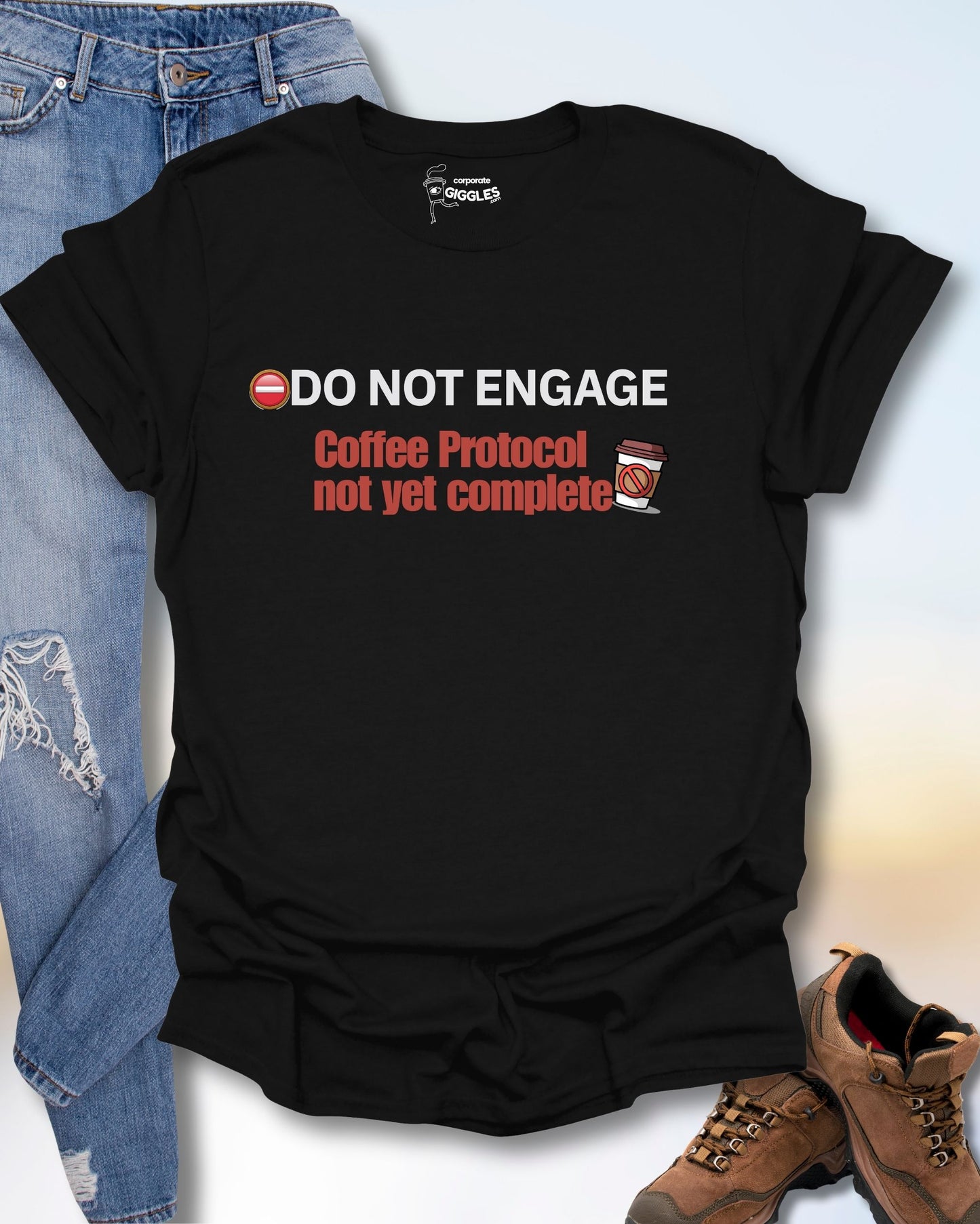Do Not Engage Before Coffee T-Shirt