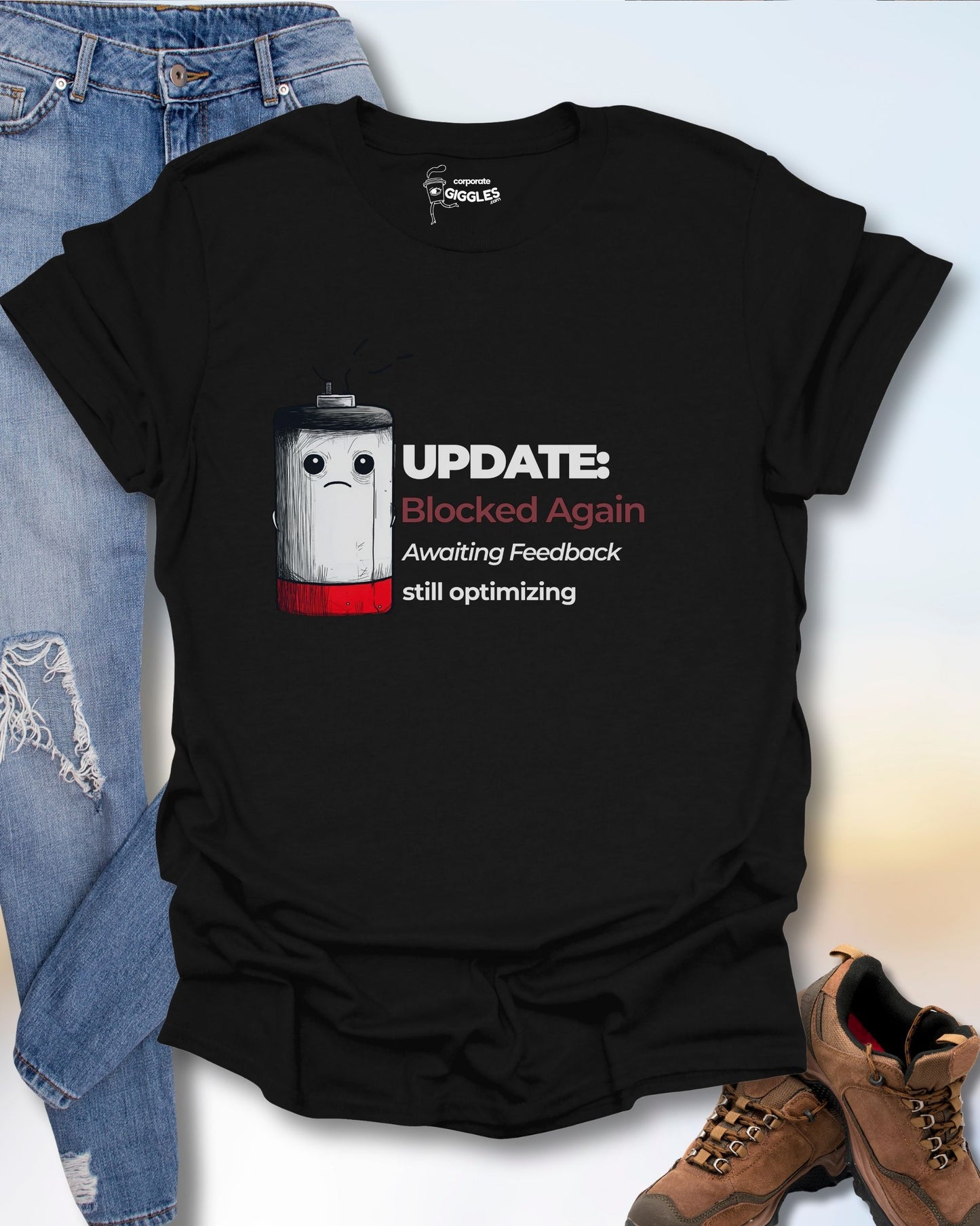 Update: Blocked Again T-Shirt