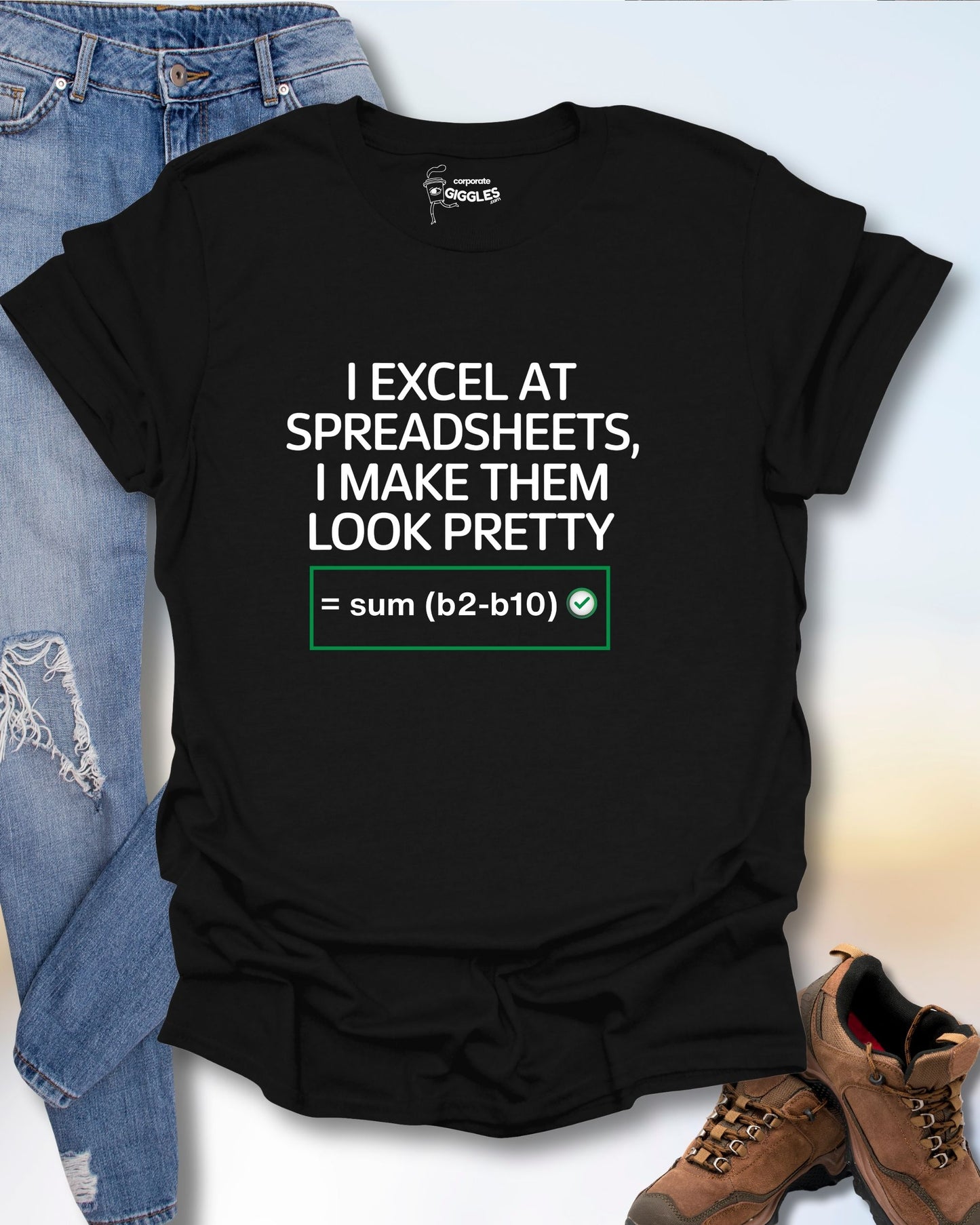 The I Excel At Spreadsheets TShirt