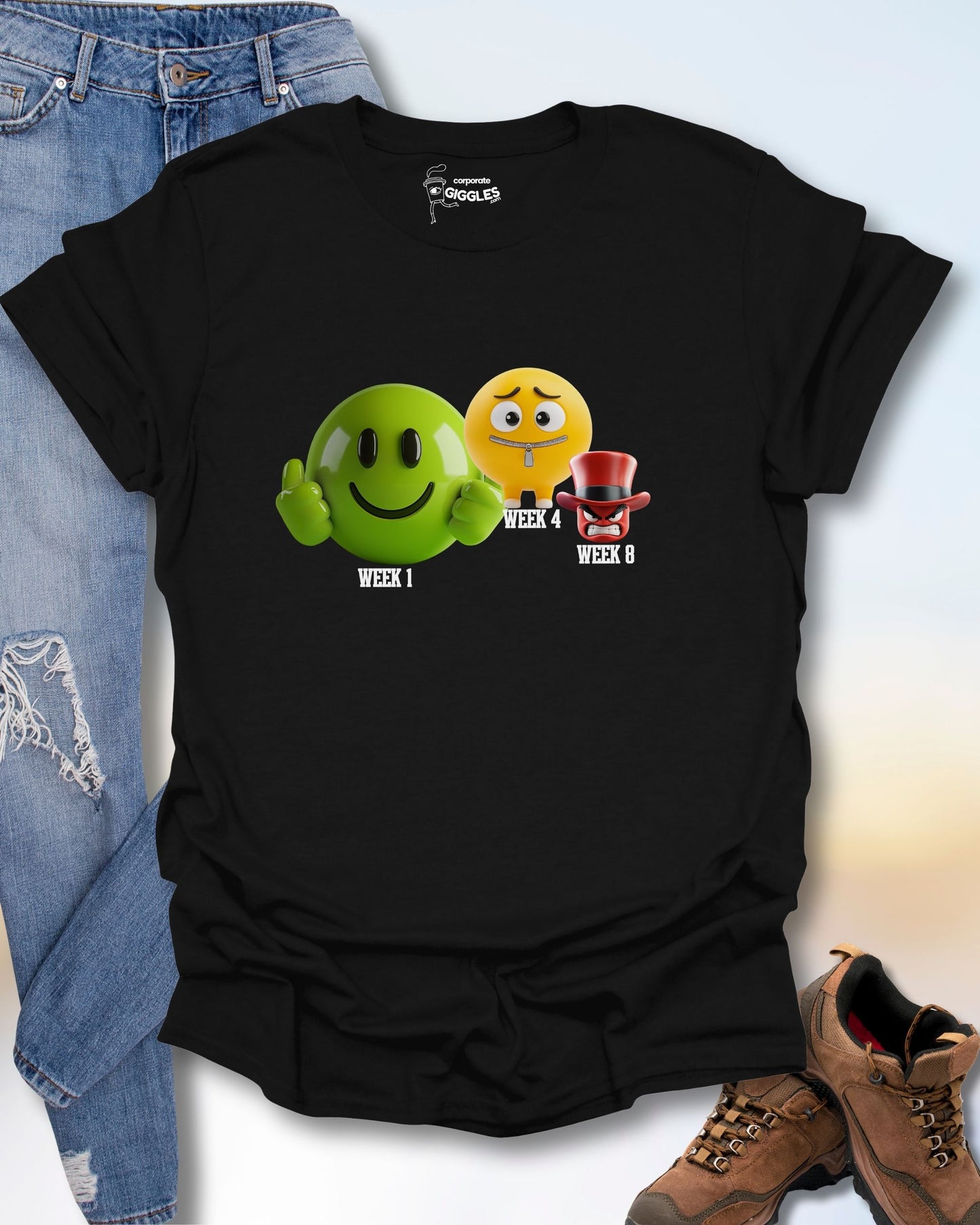 Emoji Timeline T-Shirt