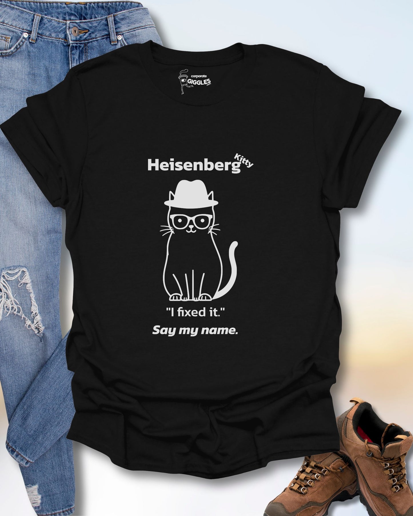 Heisenberg Kitty "I Fixed It" T-Shirt