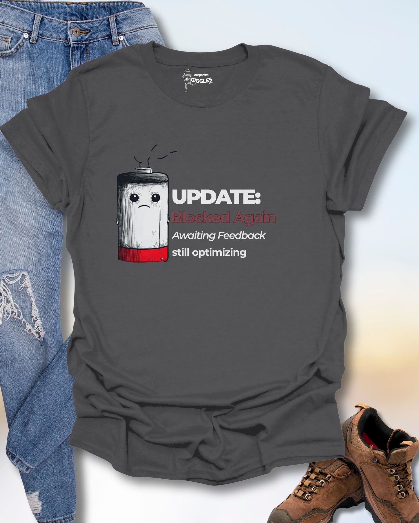 Update: Blocked Again T-Shirt