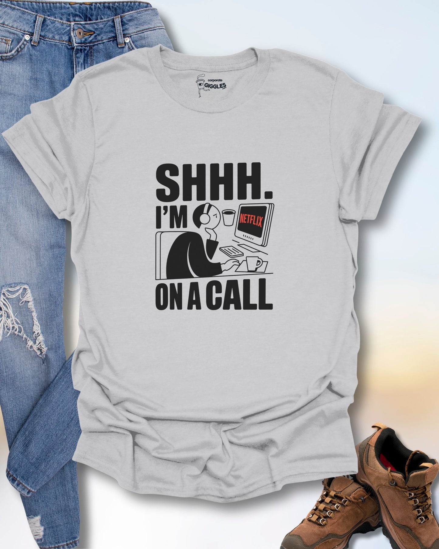 Shhh... I'm On A Call T-Shirt
