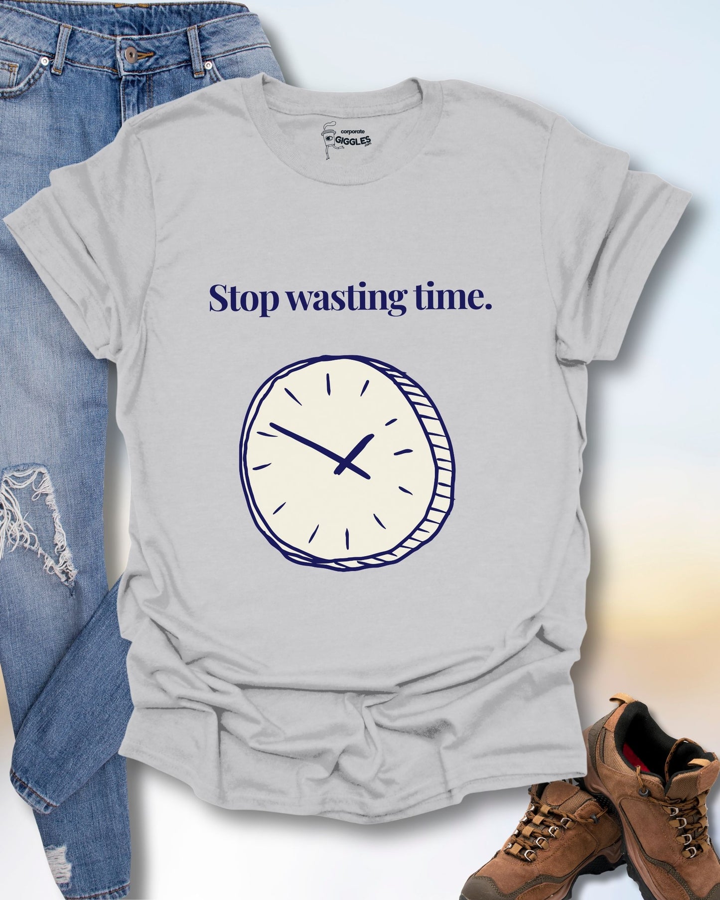 Stop Wasting Time. T-Shirt