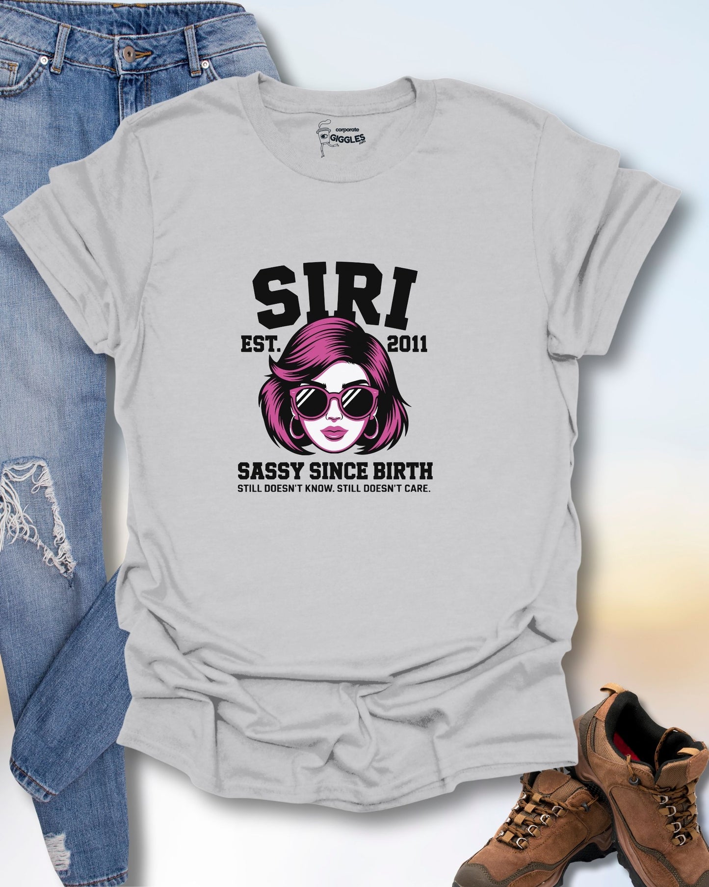 SIRI: Sassy Since Birth T-Shirt