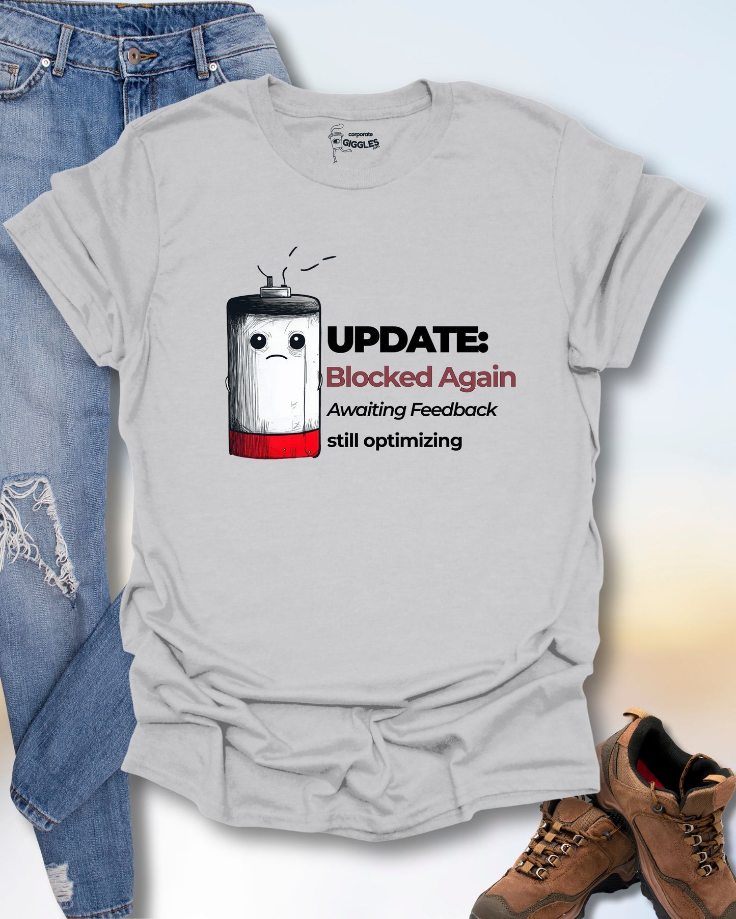 Update: Blocked Again T-Shirt