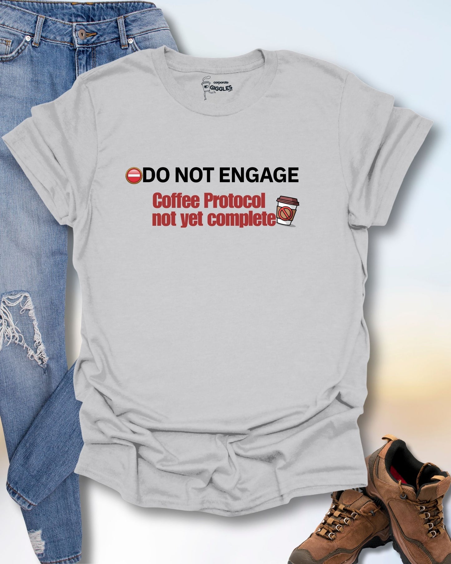 Do Not Engage Before Coffee T-Shirt