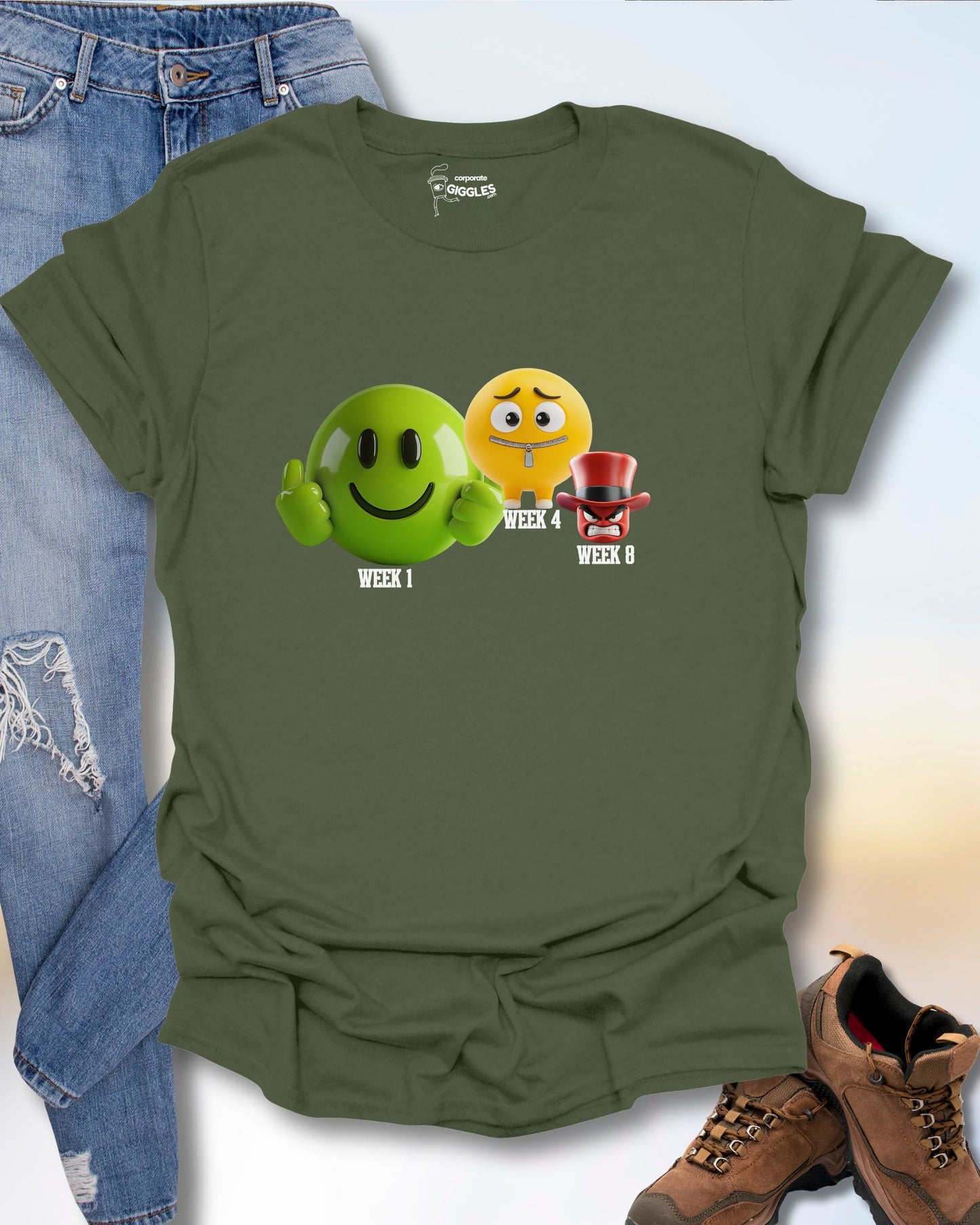 Emoji Timeline T-Shirt