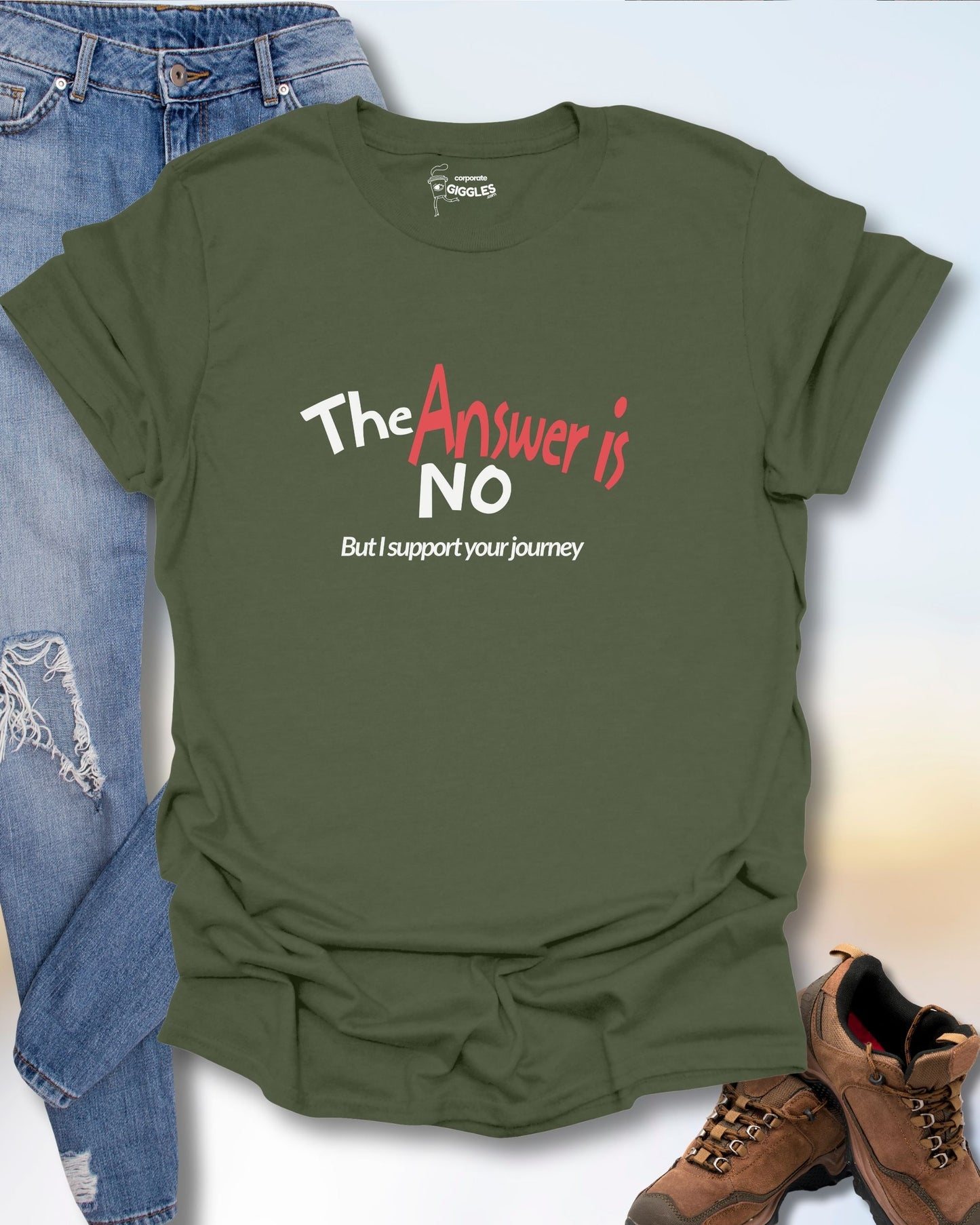 The Answer Is No T-Shirt