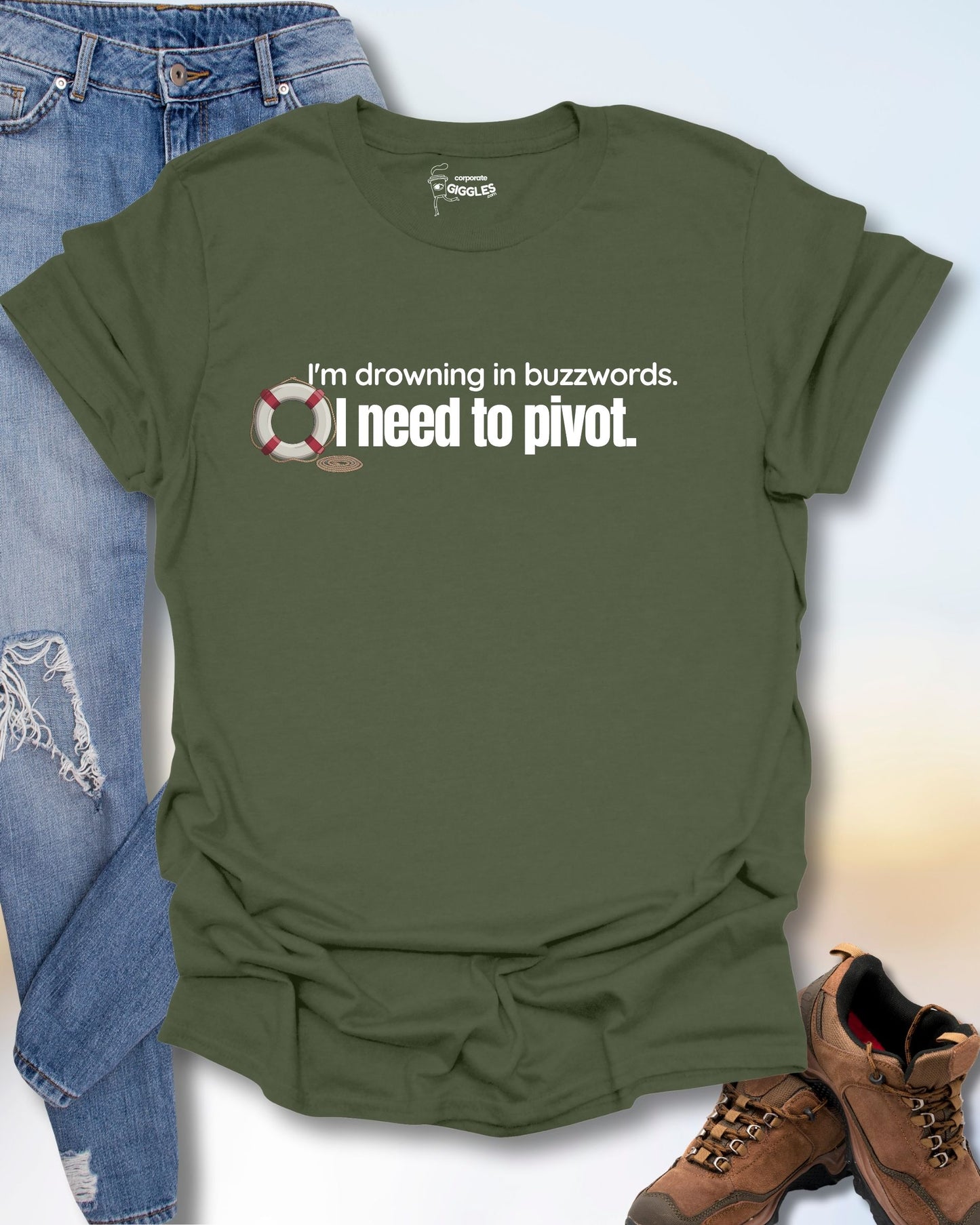 I'm Drowning In Buzzwords T-Shirt