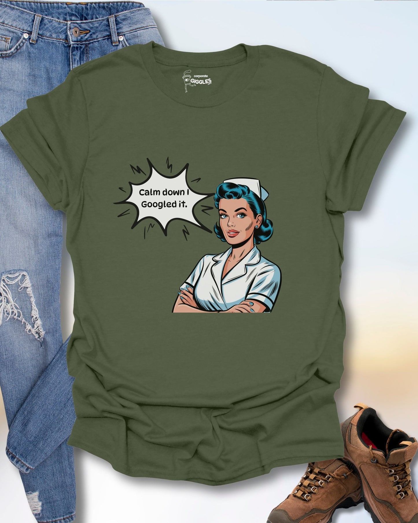 Calm Down I Googled It T-Shirt