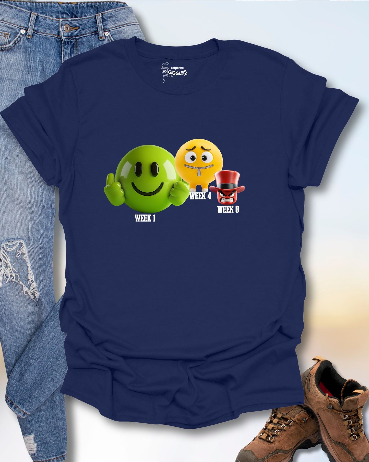 Emoji Timeline T-Shirt