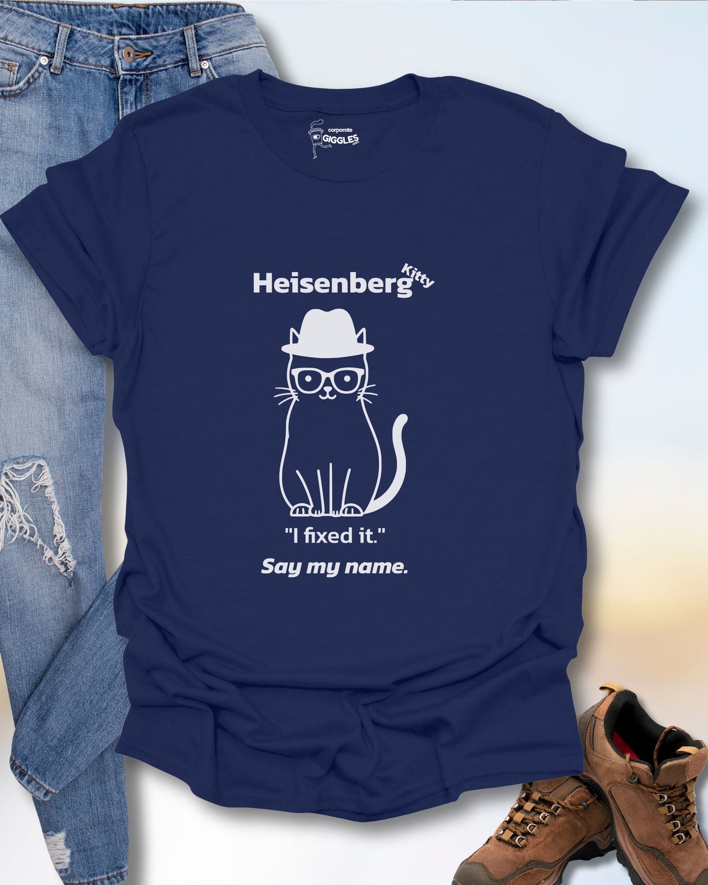 Heisenberg Kitty "I Fixed It" T-Shirt