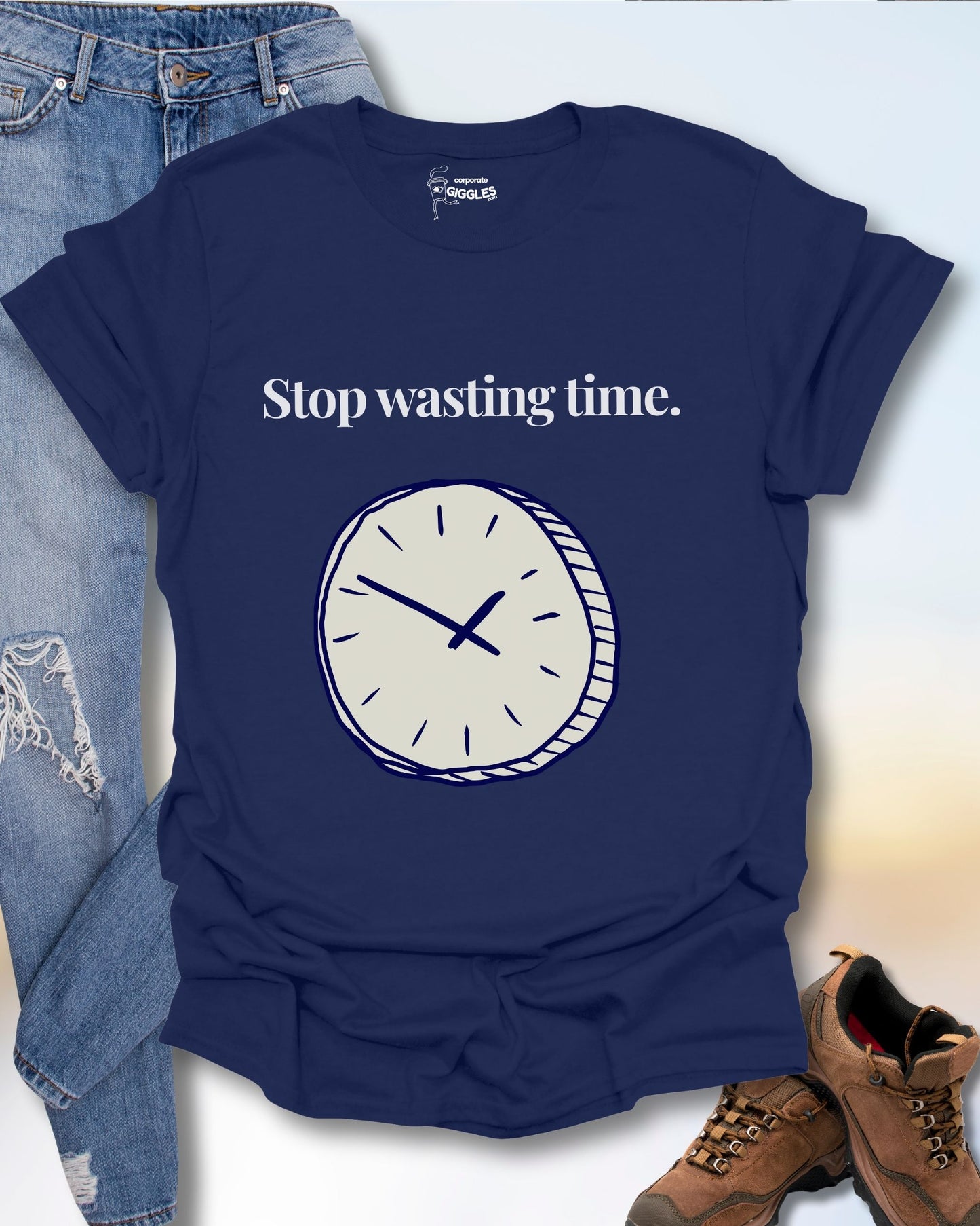 Stop Wasting Time. T-Shirt