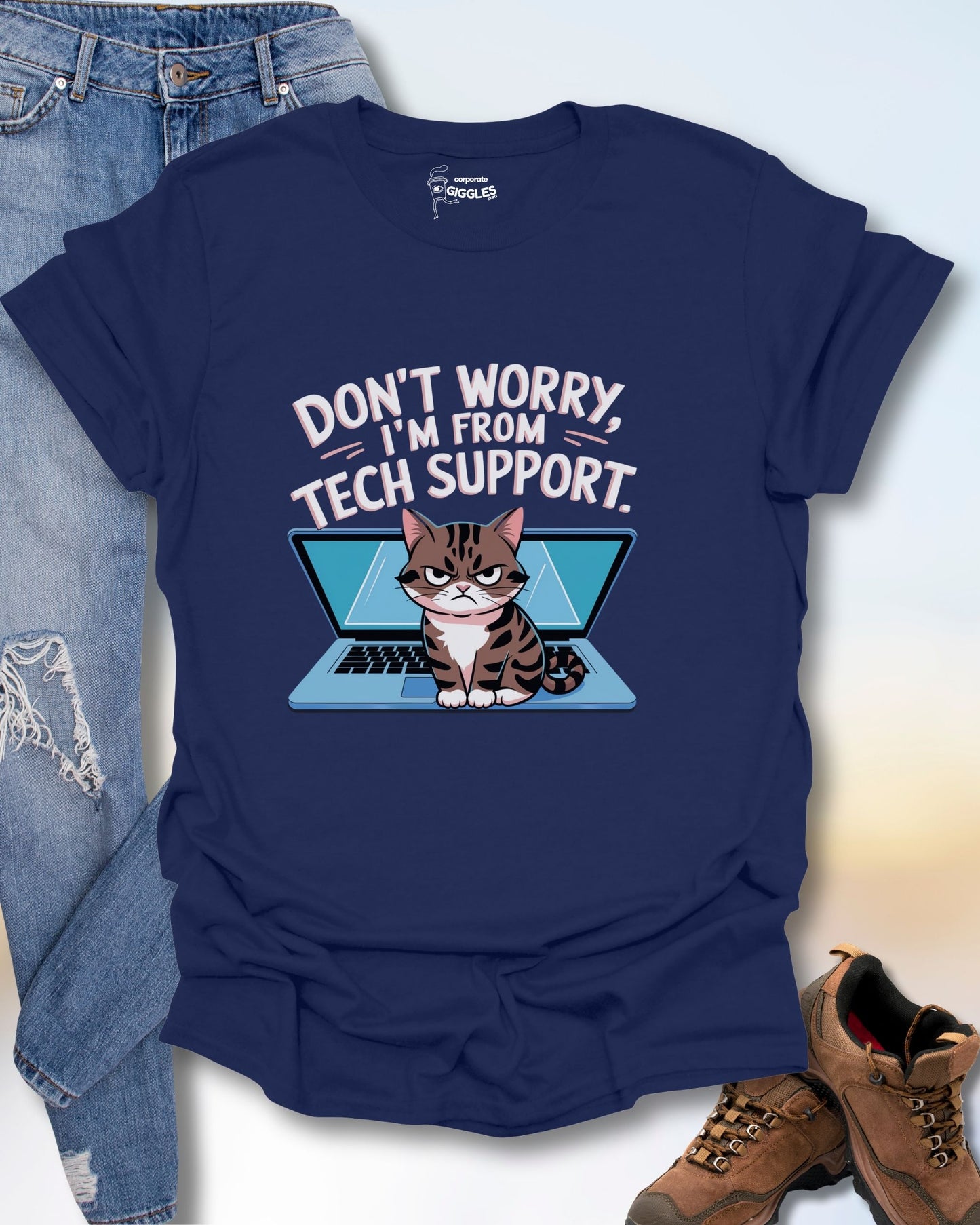 Don't Worry I'm From Tech Support T-Shirt