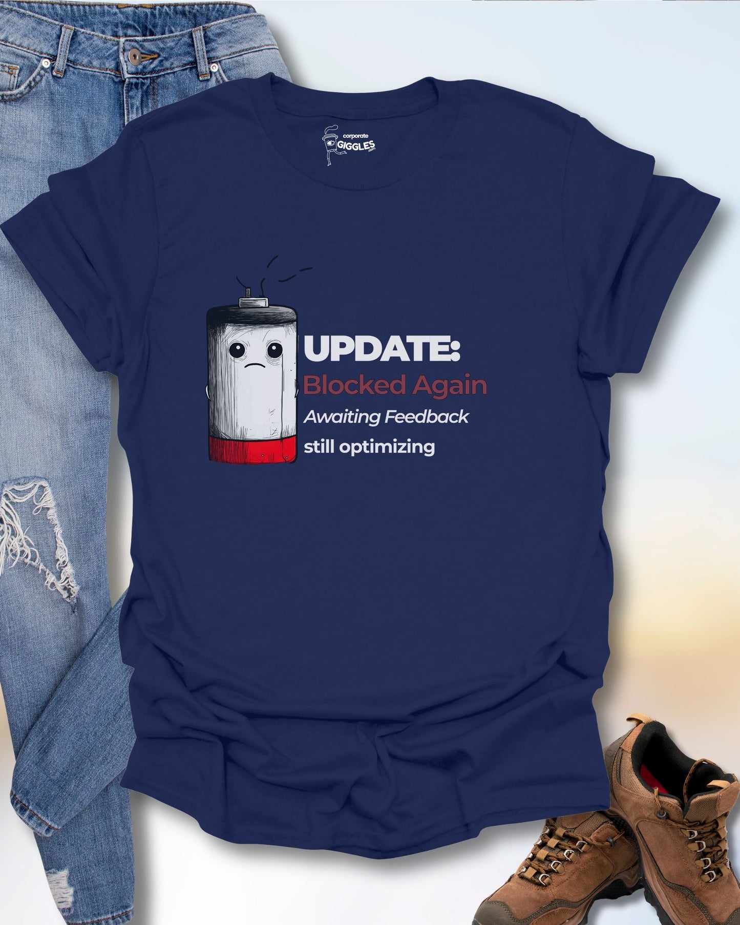 Update: Blocked Again T-Shirt