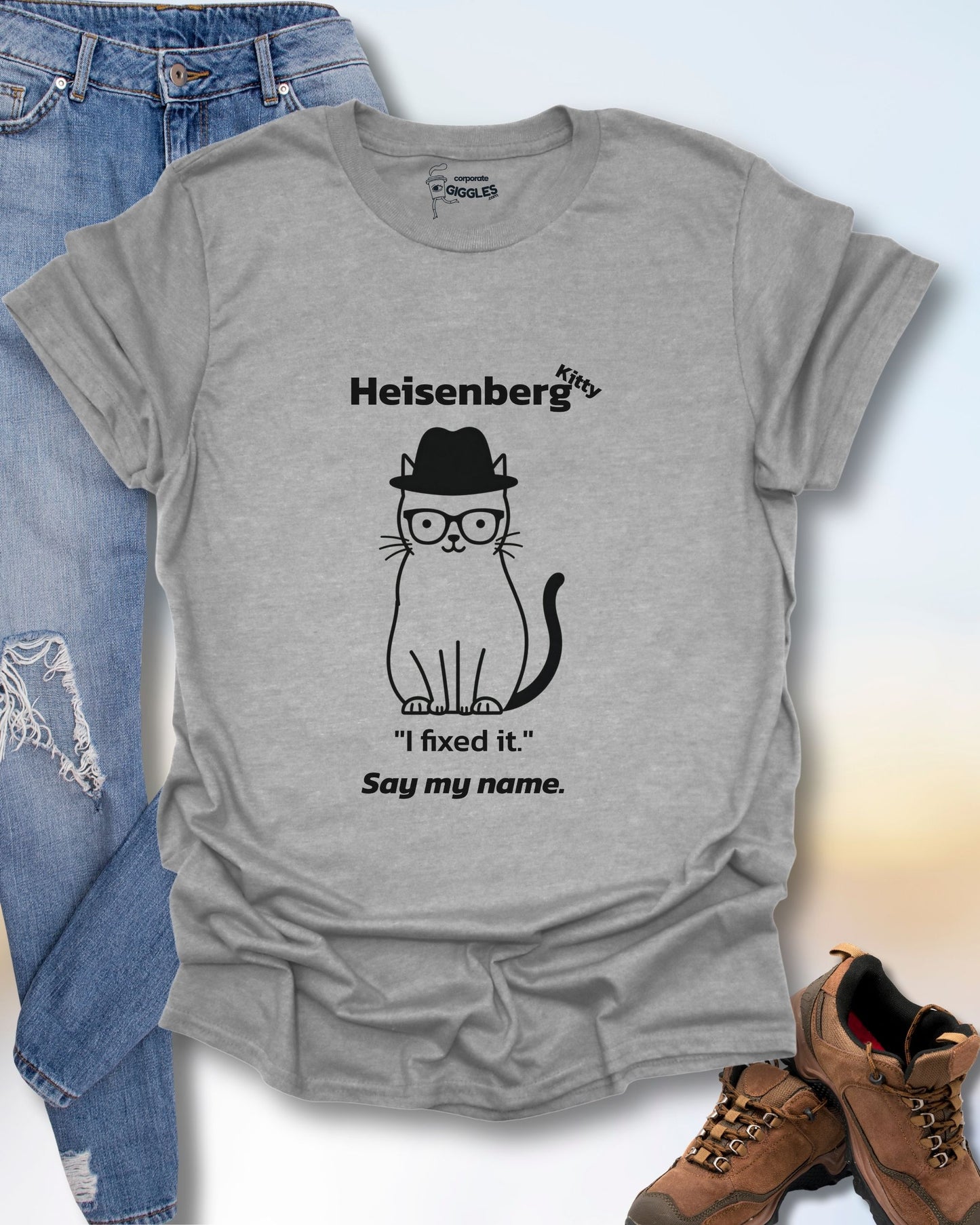 Heisenberg Kitty "I Fixed It" T-Shirt