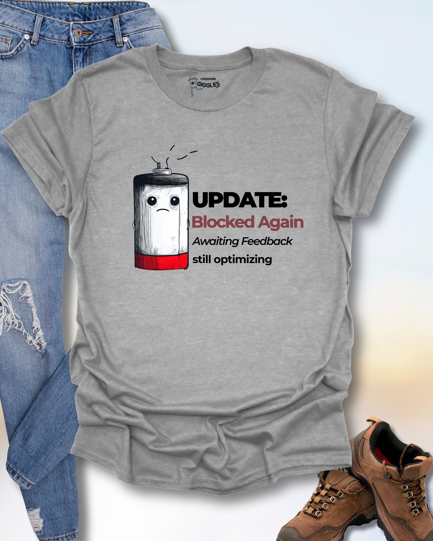 Update: Blocked Again T-Shirt