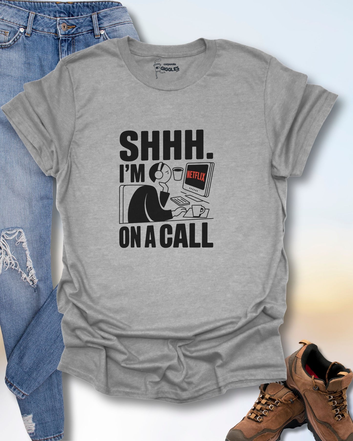 Shhh... I'm On A Call T-Shirt