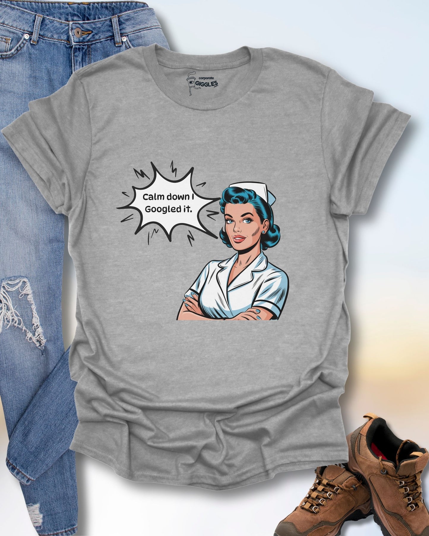 Calm Down I Googled It T-Shirt