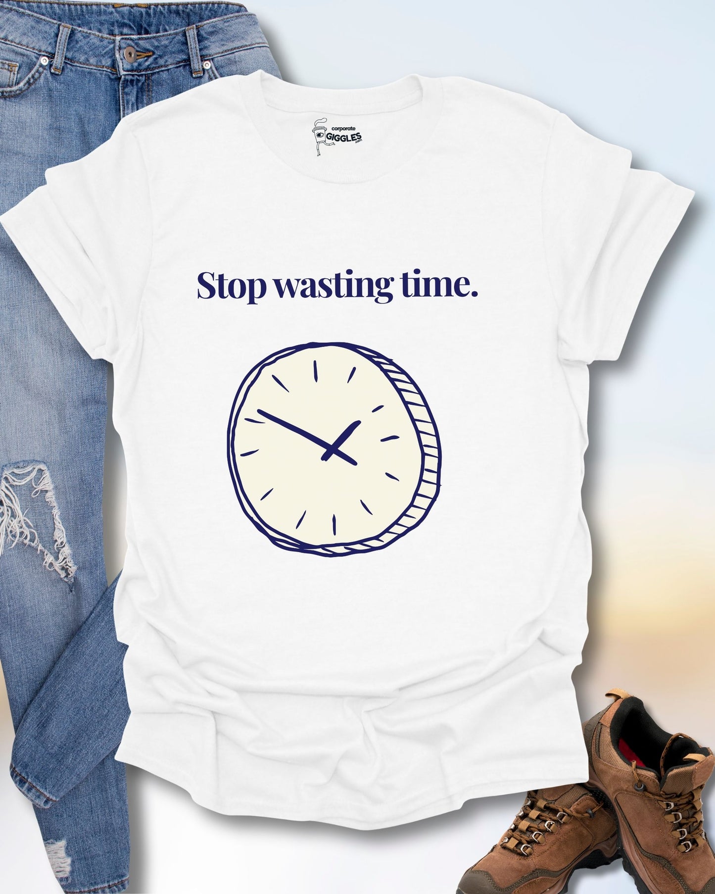 Stop Wasting Time. T-Shirt