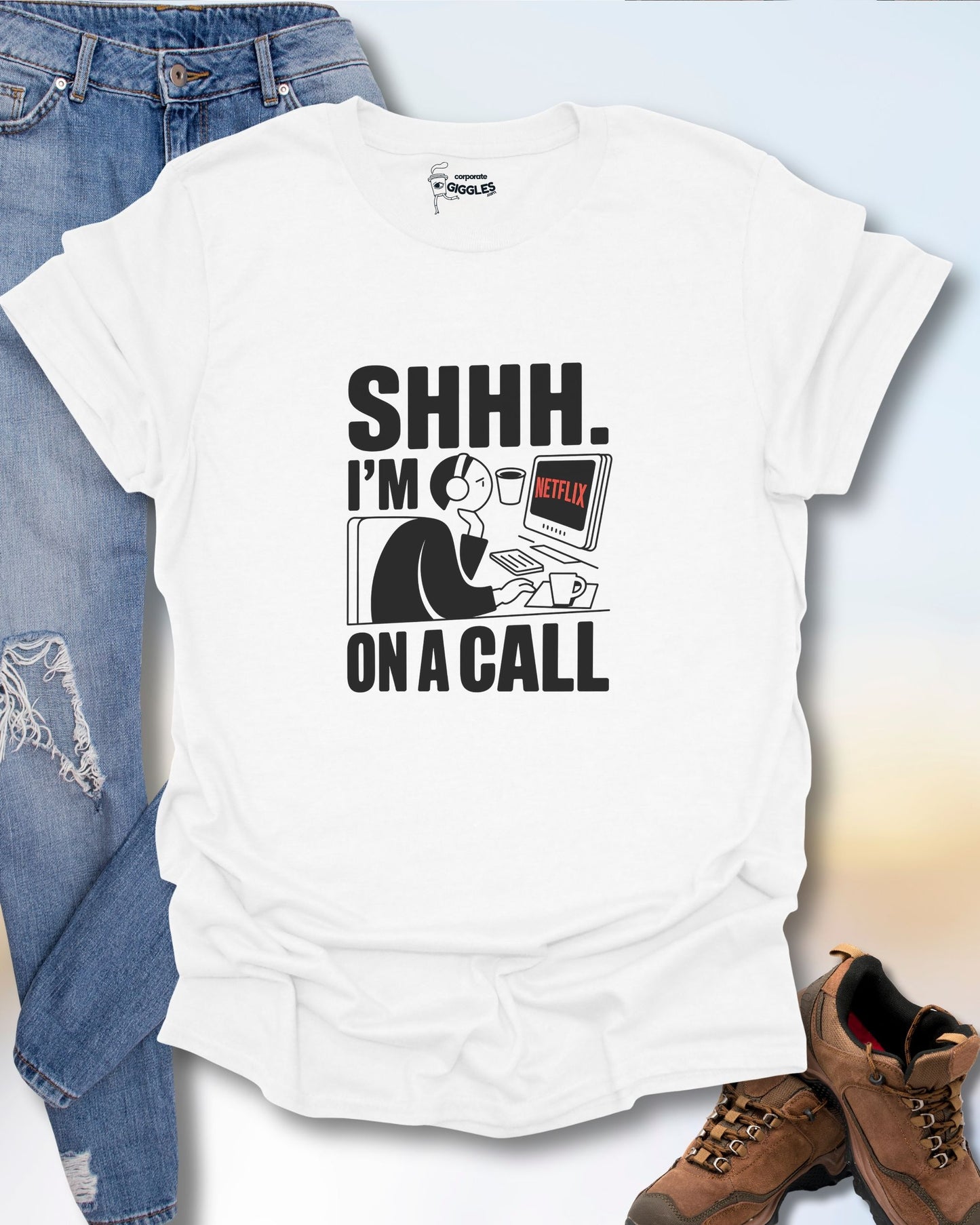 Shhh... I'm On A Call T-Shirt