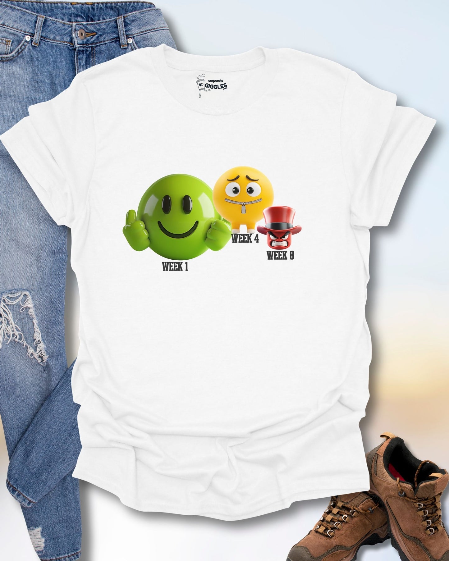 Emoji Timeline T-Shirt