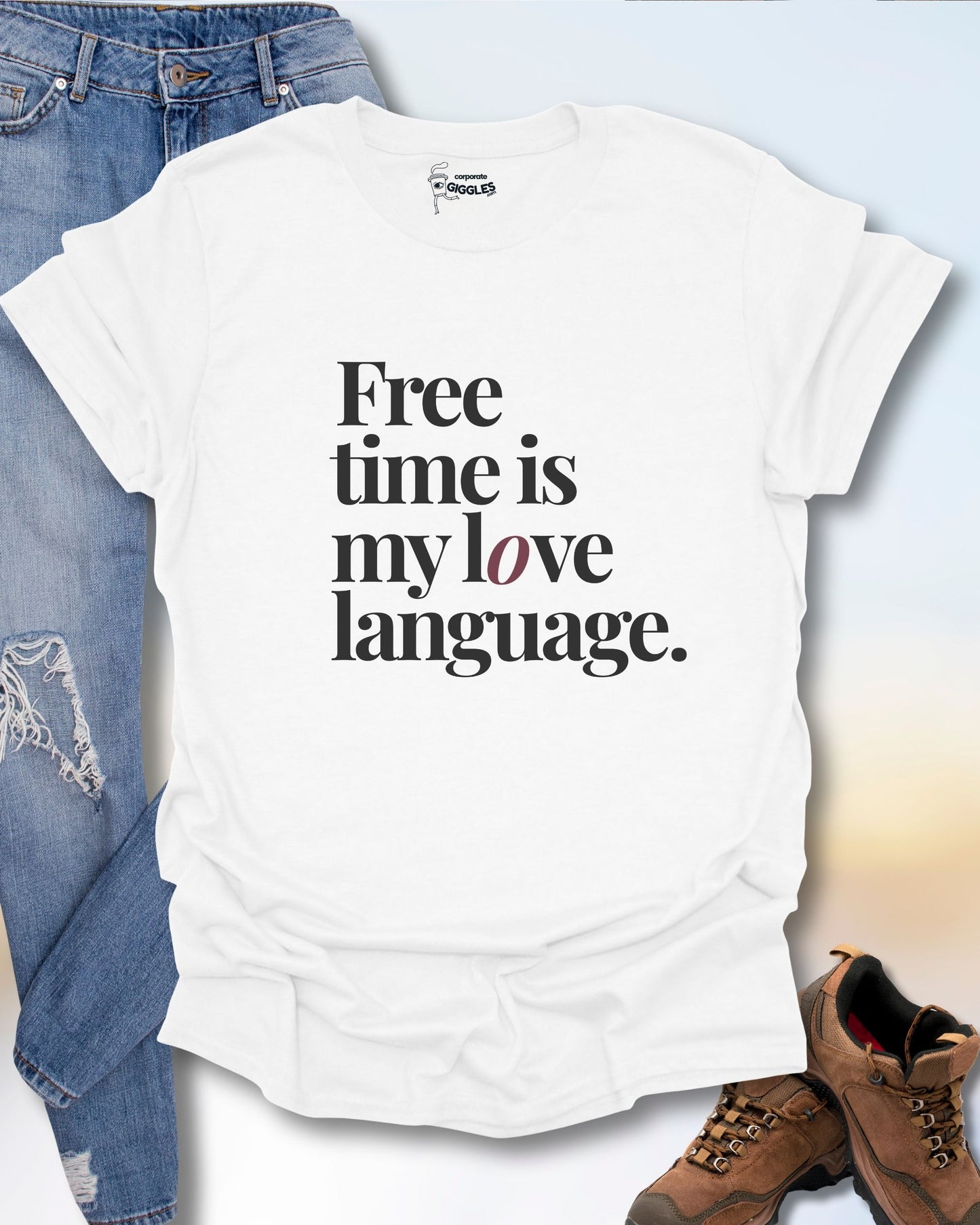 Free Time Is My Love Language T-Shirt