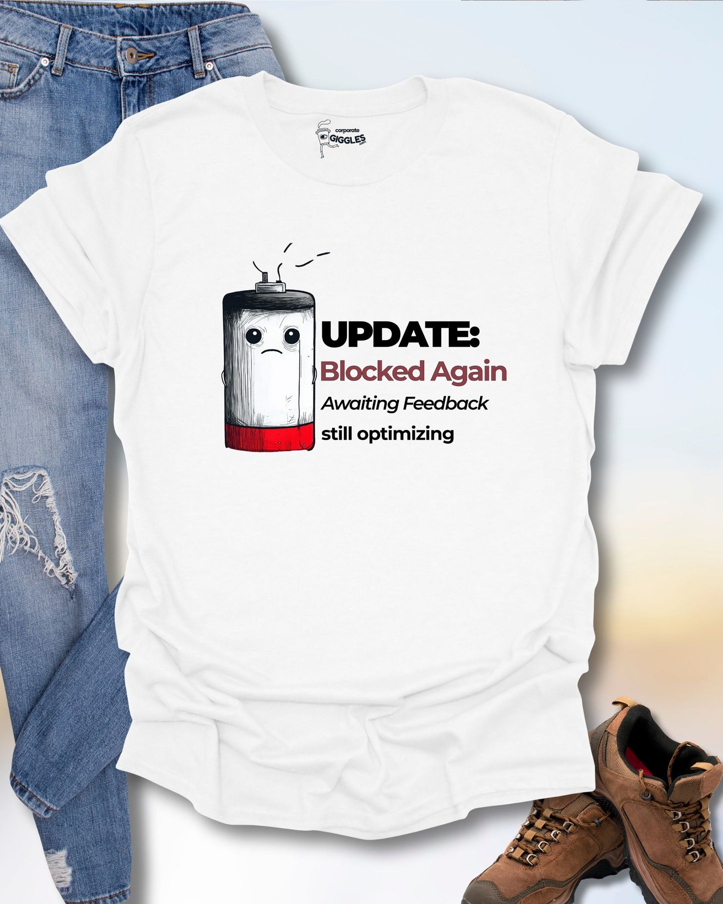 Update: Blocked Again T-Shirt
