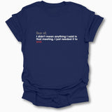 Dear All, T-Shirt