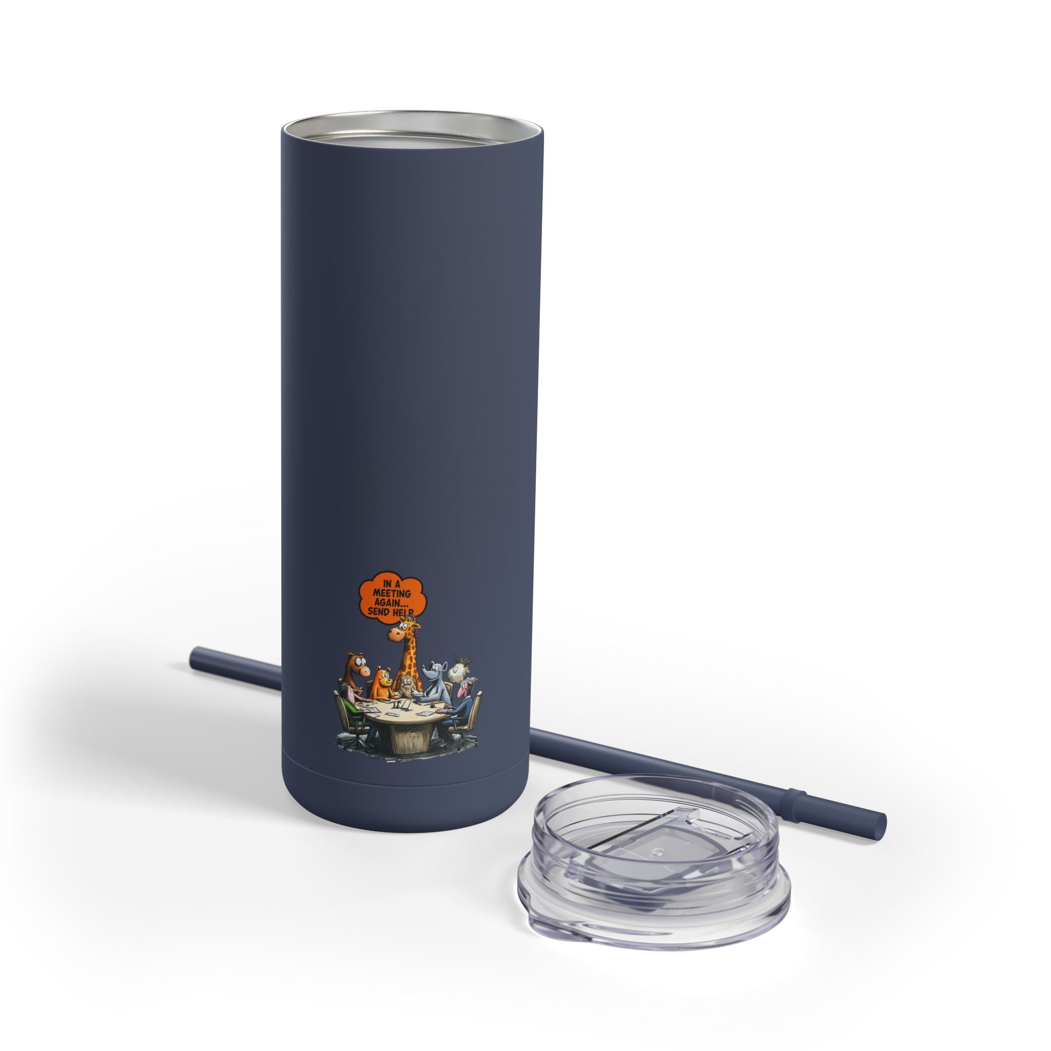 In A Meeting Again Send Help 20oz Tumbler