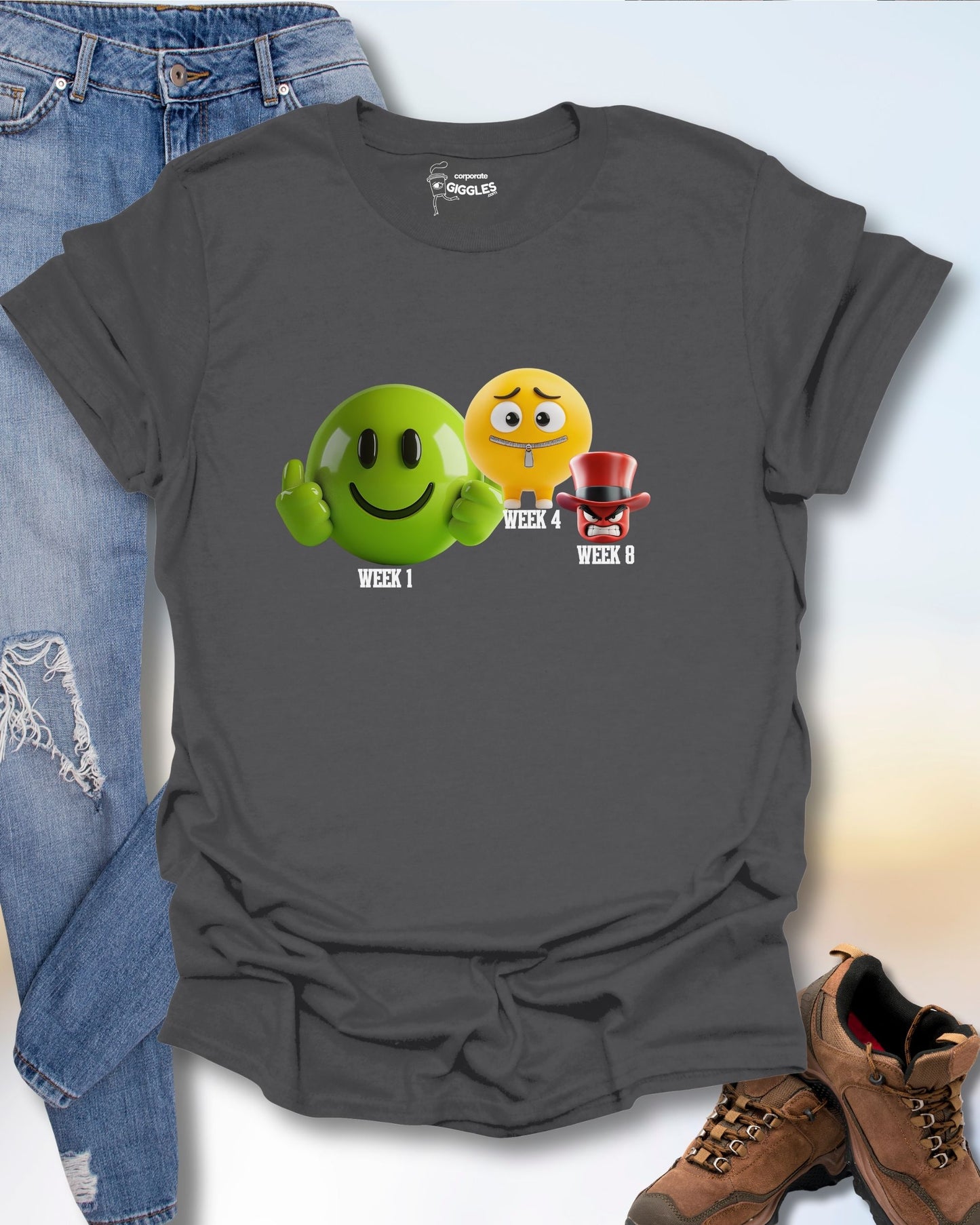 Emoji Timeline T-Shirt