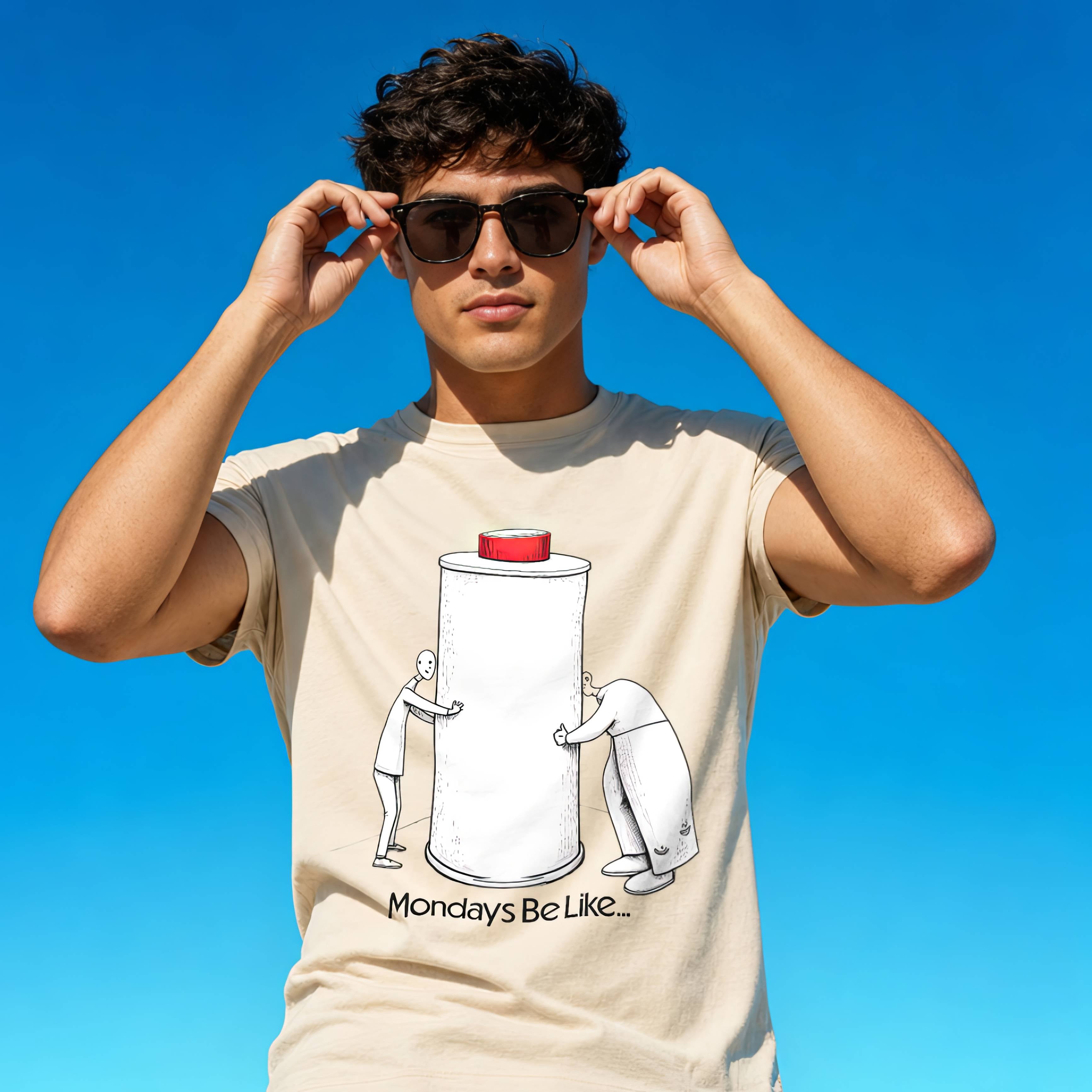 Mondays Be Like... Statement Work Humor T-Shirt