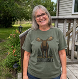 The Seriously Moose Statement Outdoors T-Shirt
