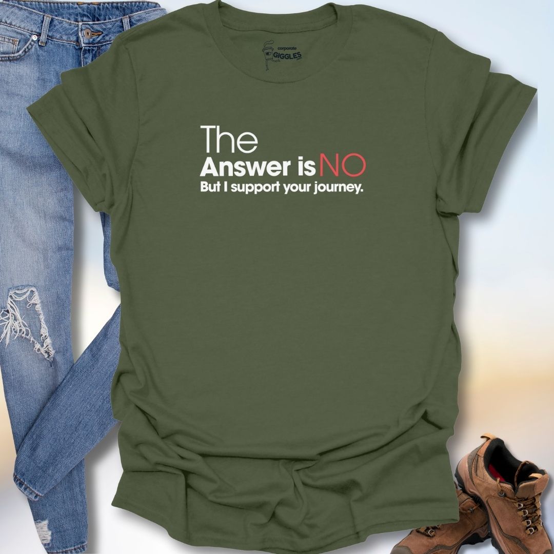 The Answer Is No T-Shirt