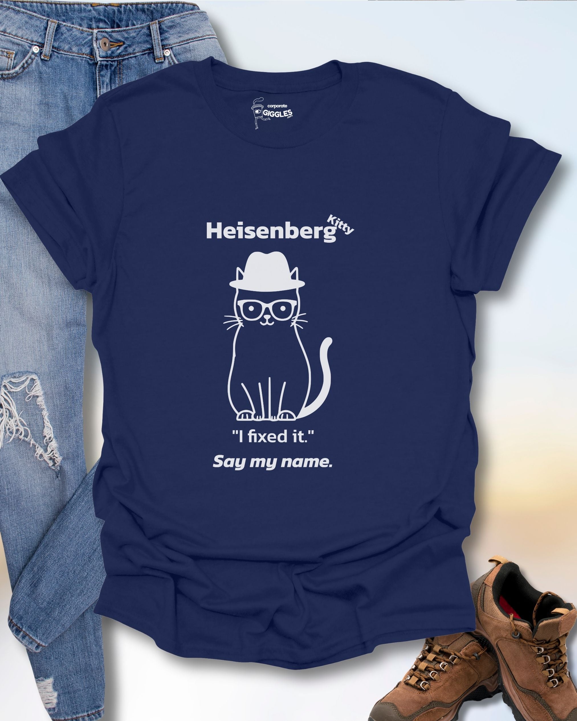 Heisenberg Kitty "I Fixed It" T-Shirt