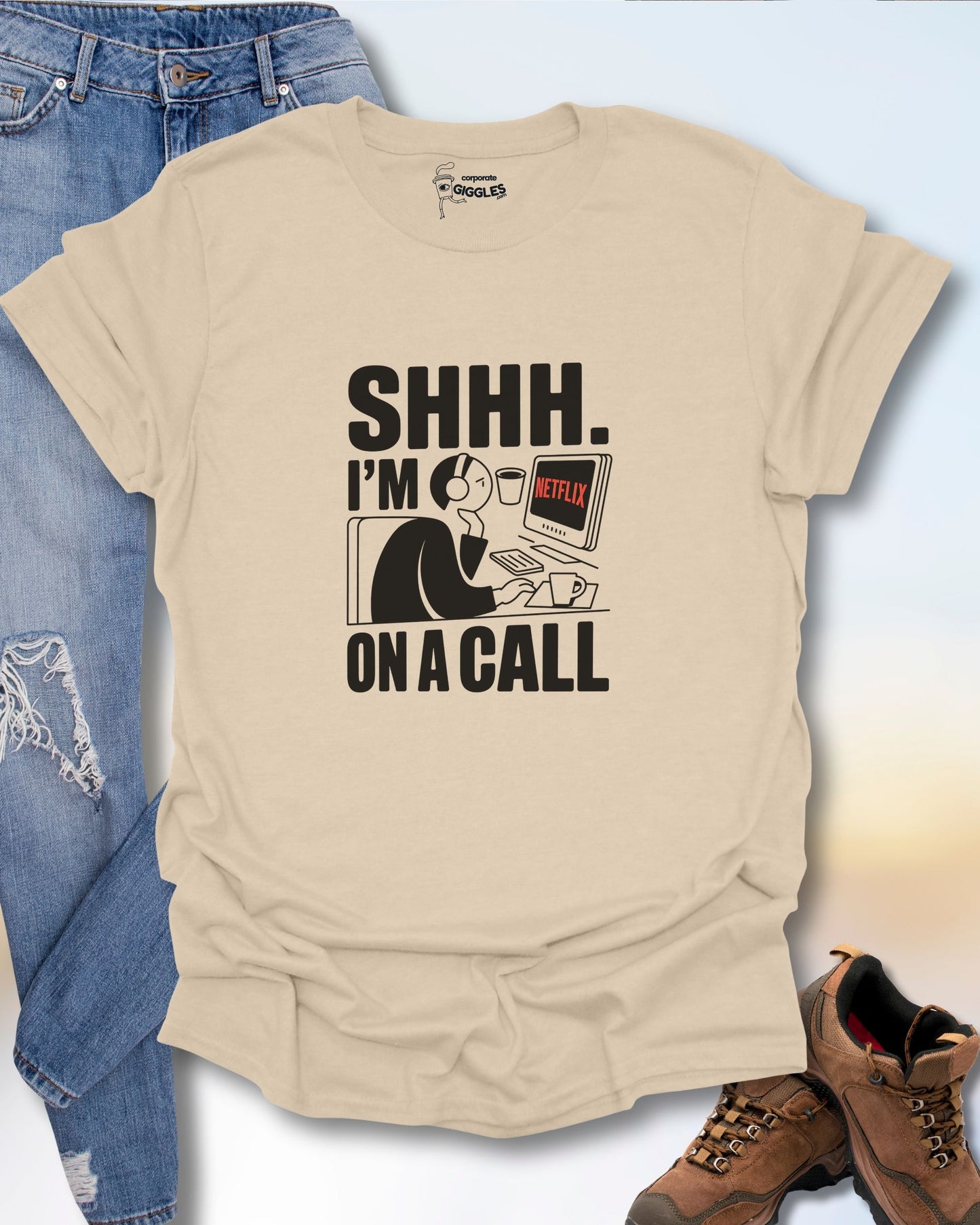 Shhh... I'm On A Call T-Shirt