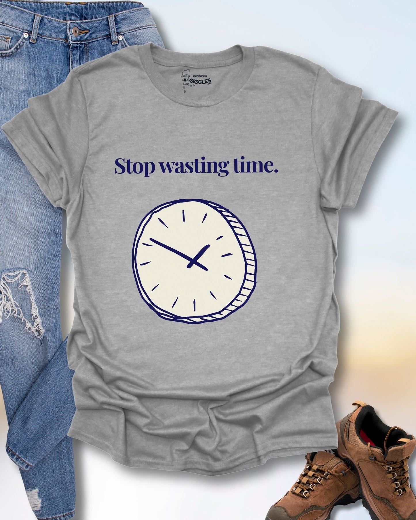 Stop Wasting Time. T-Shirt