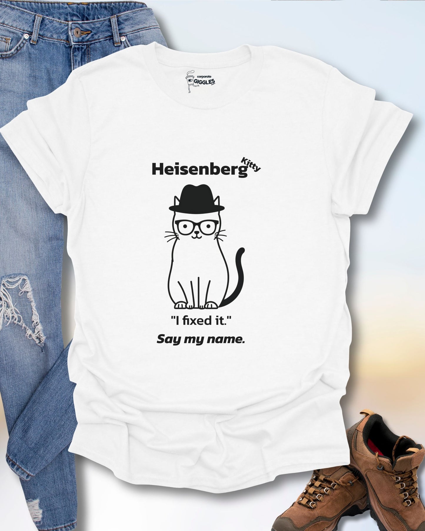 Heisenberg Kitty "I Fixed It" T-Shirt