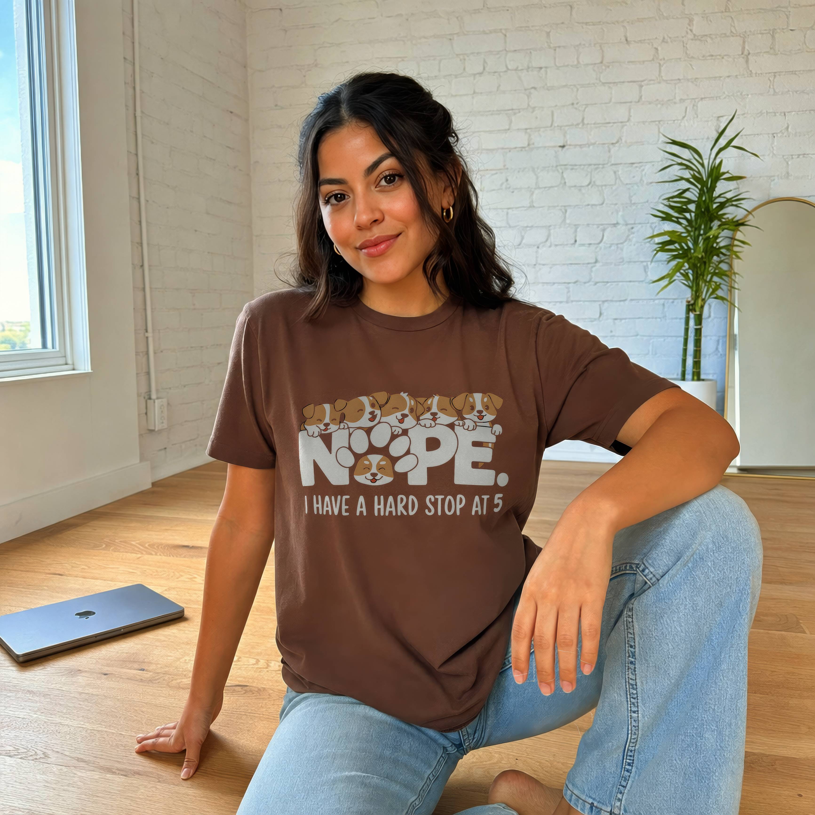 Hard Stop At 5 Work Humor T-Shirt